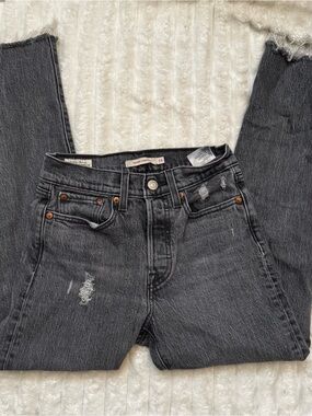 Levi's Straight Leg Women's Jeans - Charcoal Gray